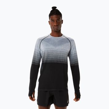 Longsleeve do biegania męski ASICS Seamless performance black/carrier grey