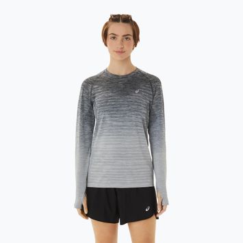 Moteriški bėgimo marškinėliai ilgomis rankovėmis ASICS Seamless carrier grey/glacier grey