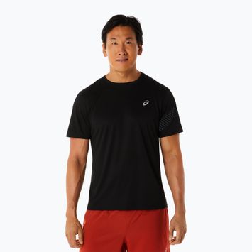 Vyriški bėgimo marškinėliai ASICS Icon performance black/carrier grey