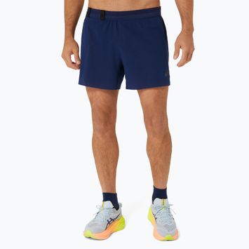 Vyriški bėgimo šortai ASICS Metarun 5IN blue expanse
