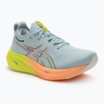 Vyriški bėgimo batai ASICS Gel-Nimbus 26 Paris cool grey/safety yellow