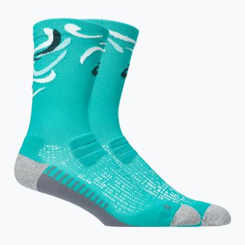 Kojinės ASICS Performance Run Crew wave teal