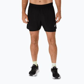 Vyriški bėgimo šortai ASICS Core 2N1 5IN performance black/performance black