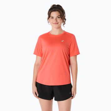 Moteriški bėgimo marškinėliai ASICS Core coral reef