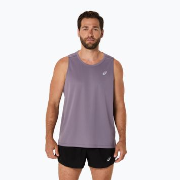 Vyriškas bėgimo tank topas ASICS Core Singlet lavender grey