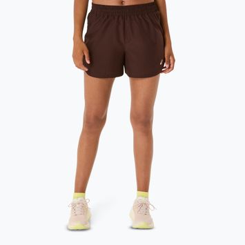 Moteriški bėgimo šortai ASICS Nagino Run Adjustable 4IN coffee