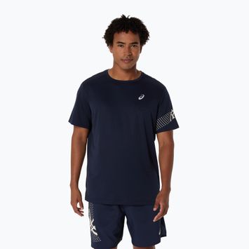 Vyriški bėgimo marškinėliai ASICS Icon SS Top midnight