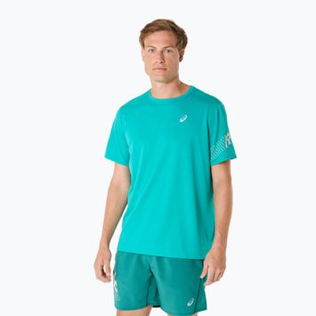Vyriški bėgimo marškinėliai ASICS Icon SS Top wave teal
