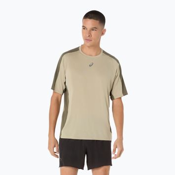 Vyriški bėgimo marškinėliai ASICS Fujitrail Elite Top khaki/mantle green