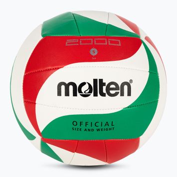 Tinklinio kamuolys Molten V5M2000-5 white/green/red dydis 5