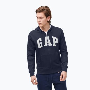 Vyriškas džemperis GAP XLS FT Arch FZ HD gobelenas tamsiai mėlynos spalvos
