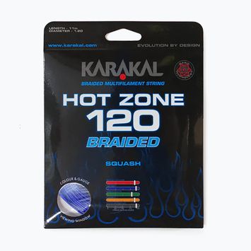 Skvošo virvelė Karakal Hot Zone Braided 120 11 m mėlyna