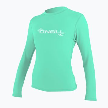Moteriški plaukimo marškinėliai ilgomis rankovėmis O'Neill Basic Skins Sun Shirt light aqua