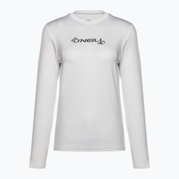 Moteriški maudymosi marškinėliai O'Neill Basic Skins Sun Shirt white 4340