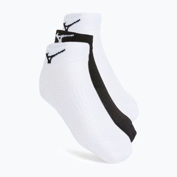 Mizuno Training Mid 3P teniso kojinės baltos/juodos 67XUU95099