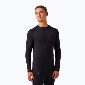 Vyriški termoaktyvūs marškinėliai ilgomis rankovėmis Surfanic Bodyfit Crewneck black