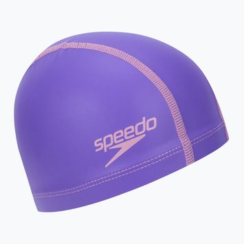 Speedo ilgų plaukų plaukimo kepuraitė Pace Junior vaikams violetinė 8-12808F949