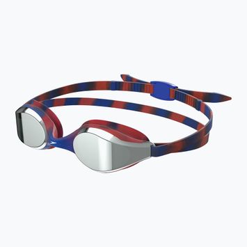 Vaikiški plaukimo akiniai Speedo Hyper Flyer Mirror navy/red/grey