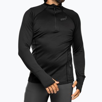 Vyriškas bėgimo džemperis Inov-8 Venturelite Mid Half Zip black