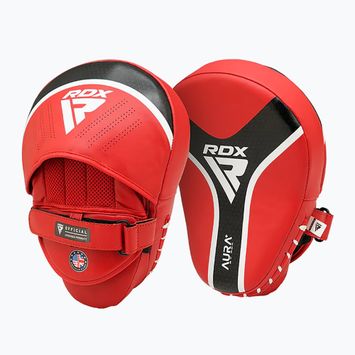 Treniruočių letenos RDX Focus Pad Aura Plus T-17 red