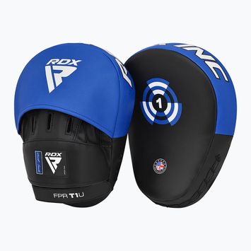 Treniruočių letenos treneriui RDX Focus Pad T1 blue/black