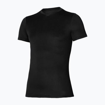 Vyriški bėgimo marškinėliai Mizuno BT Under V kaklo marškinėliai black