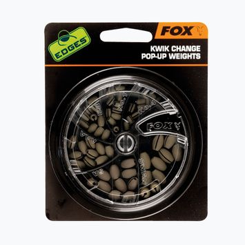 Karpių svoriai Fox International Edges Kwick Change Pop-up svorių dozatorius pilkas CAC518