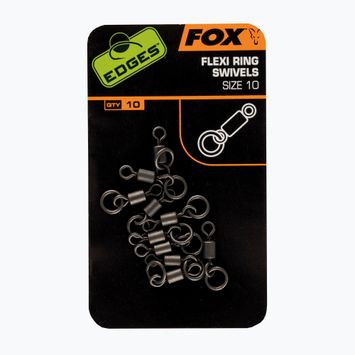 Fox International Edges Flexi Ring Swivel karpių suktukai raudoni CAC529