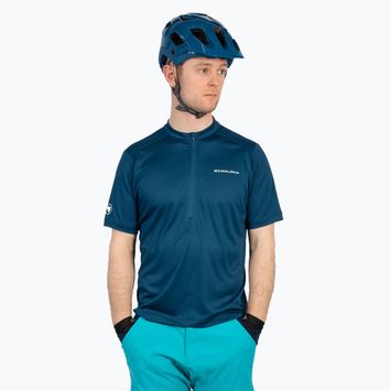 Vyriški dviračių marškinėliai Endura Hummvee II S/S blueberry
