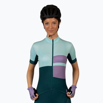 Moteriški dviračių marškinėliai Endura FS260 Print S/S violet