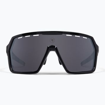Akiniai nuo saulės Endura Singletrack black/platinum revo smoke/clear silver flash mirror
