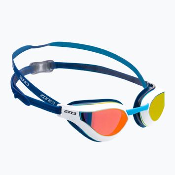 ZONE3 Viper Mirror plaukimo akiniai tamsiai mėlyna/balta SA19GOGVI117