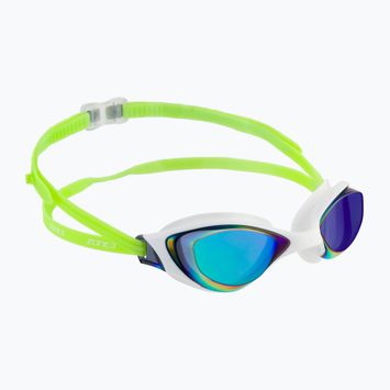 ZONE3 Aspect vaivorykštiniai veidrodiniai/šviesūs/balti plaukimo akiniai SA20GOGAS117