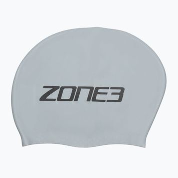 Plaukimo kepuraitė ZONE3 Long Hair silver