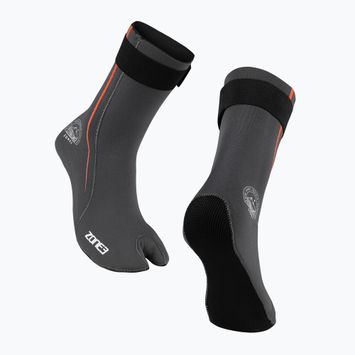 Neopreno kojinės ZONE3 Active Flex Swim 3 mm grey/orange