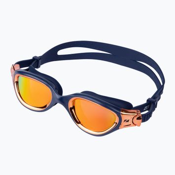 Plaukimo akiniai ZONE3 Venator-X navy/copper/polarised revo gold