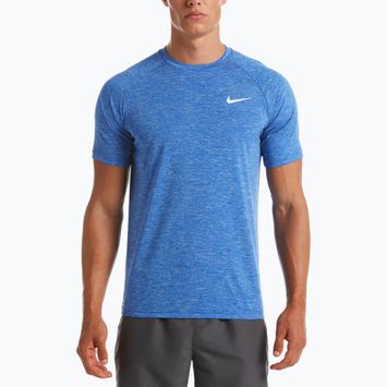 Vyriški treniruočių marškinėliai Nike Heather navy blue NESSA589-494