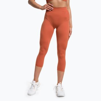 Moteriškos treniruočių kelnės Gymshark KK Twins earth orange