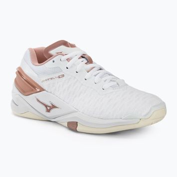 Moteriški rankinio bateliai Mizuno Wave Stealth Neo white/rose/snow white