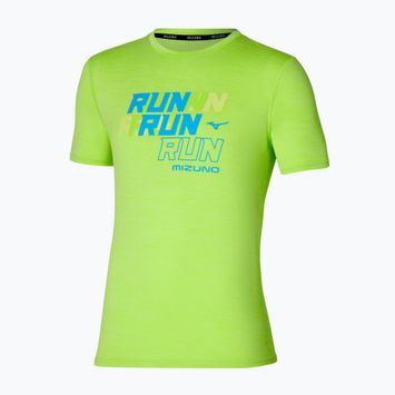 Vyriški bėgimo marškinėliai Mizuno Core Run Tee lime