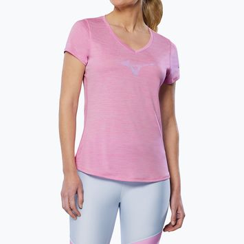 Moteriški bėgimo marškinėliai Mizuno Impulse Core RB Tee lilac chiffon