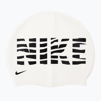 Nike Wave Stripe Graphic 3 plaukimo kepuraitė balta NESSC160-100