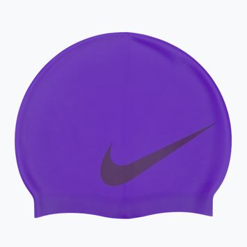 Nike Big Swoosh violetinė plaukimo kepurė NESS8163-593