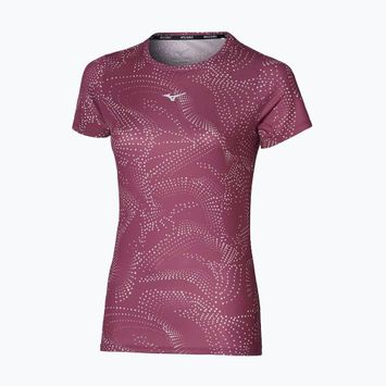 Moteriški bėgimo marškinėliai Mizuno Impulse Core Graphic Tee violet quartz