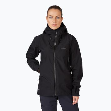 Moteriška striukė nuo lietaus Rab Namche GTX black