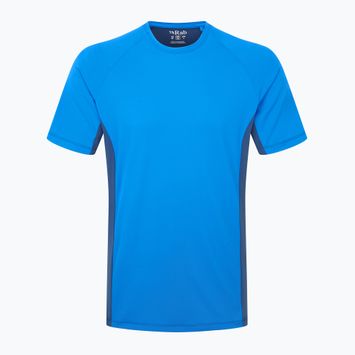 Vyriški marškinėliai Rab Trail Tee maya blue/tempest blue