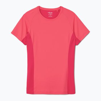 Moteriški marškinėliai Rab Trail Tee hibiscus/watermelon