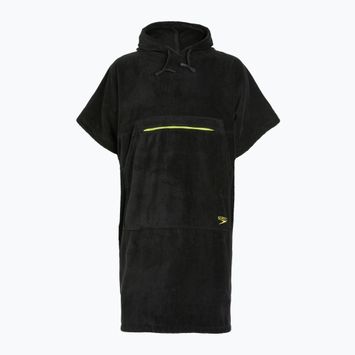 Pončas Speedo Swim Poncho S black/hyper yellow