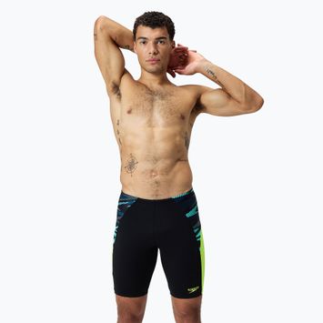 Vyriški plaukimo šortai Speedo Endurance+ MAX Splice Jammer black/hyper yellow