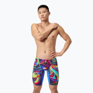 Plaukimo šortai Speedo Fastskin LZR Pure Valor 2.0 Jammer molten blur/cobalt pop print